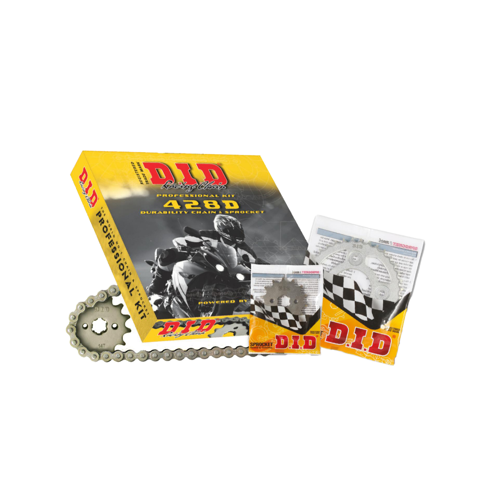 ชุดโซ่และสเตอร์ DID 428  W125I 2019 W110I LED W125I LED  ของแท้ 100%