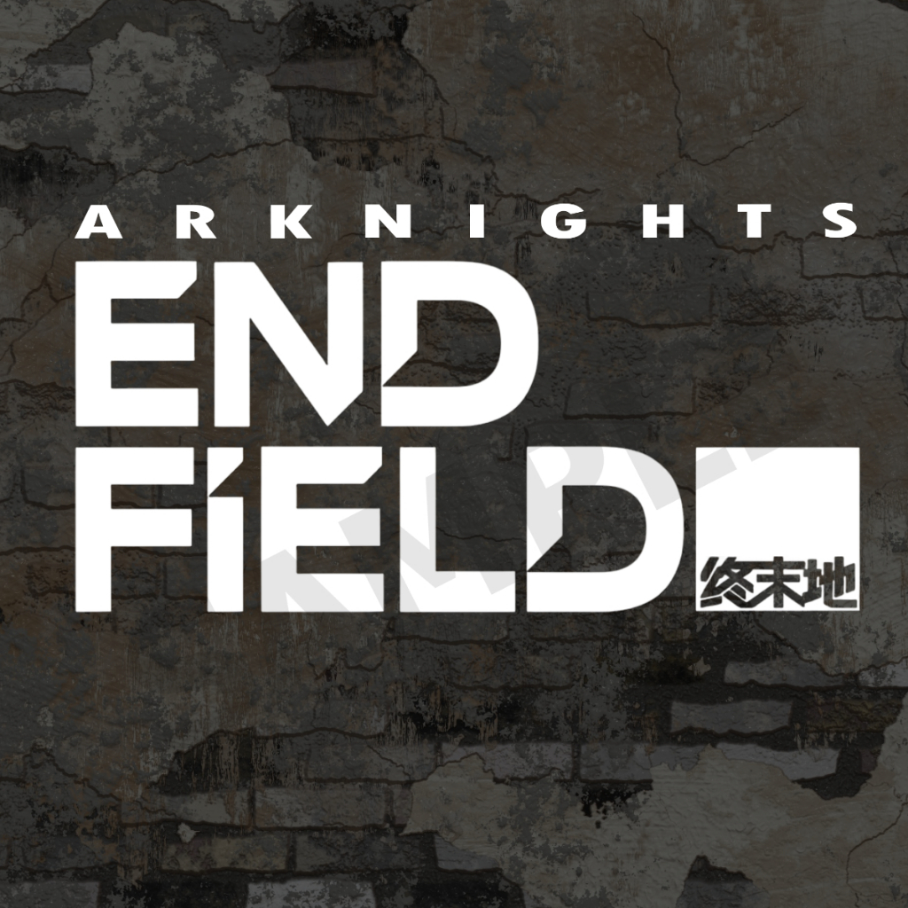 Arknights endfield logo สติ๊กเกอร์ 2 แผ่น สติ๊กเกอร์ติดรถ endfield Logo RPG Game