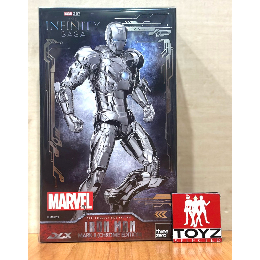Threezero DLX Iron Man Mk-2 (Mark II ) Chrome Edition จาก Iron Man