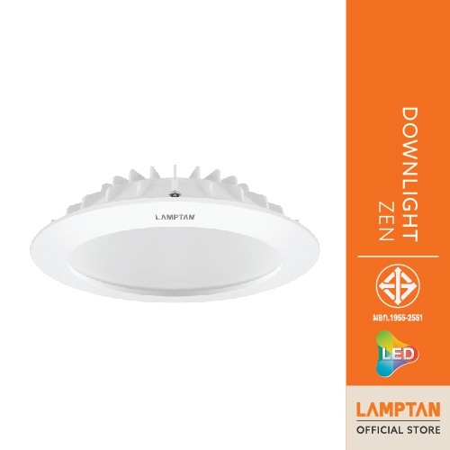 【สินค้าเกรด B】LAMPTAN โคมไฟ LED DOWNLIGHT ZEN หน้ากลม