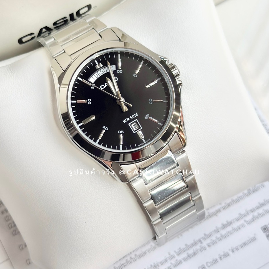 CASIO นาฬิกาข้อมือผู้ชาย รุ่น MTP-1370D-1A1 / MTP-1370 / MTP-1381 รับประกันศูนย์เซ็นทรัล cmg