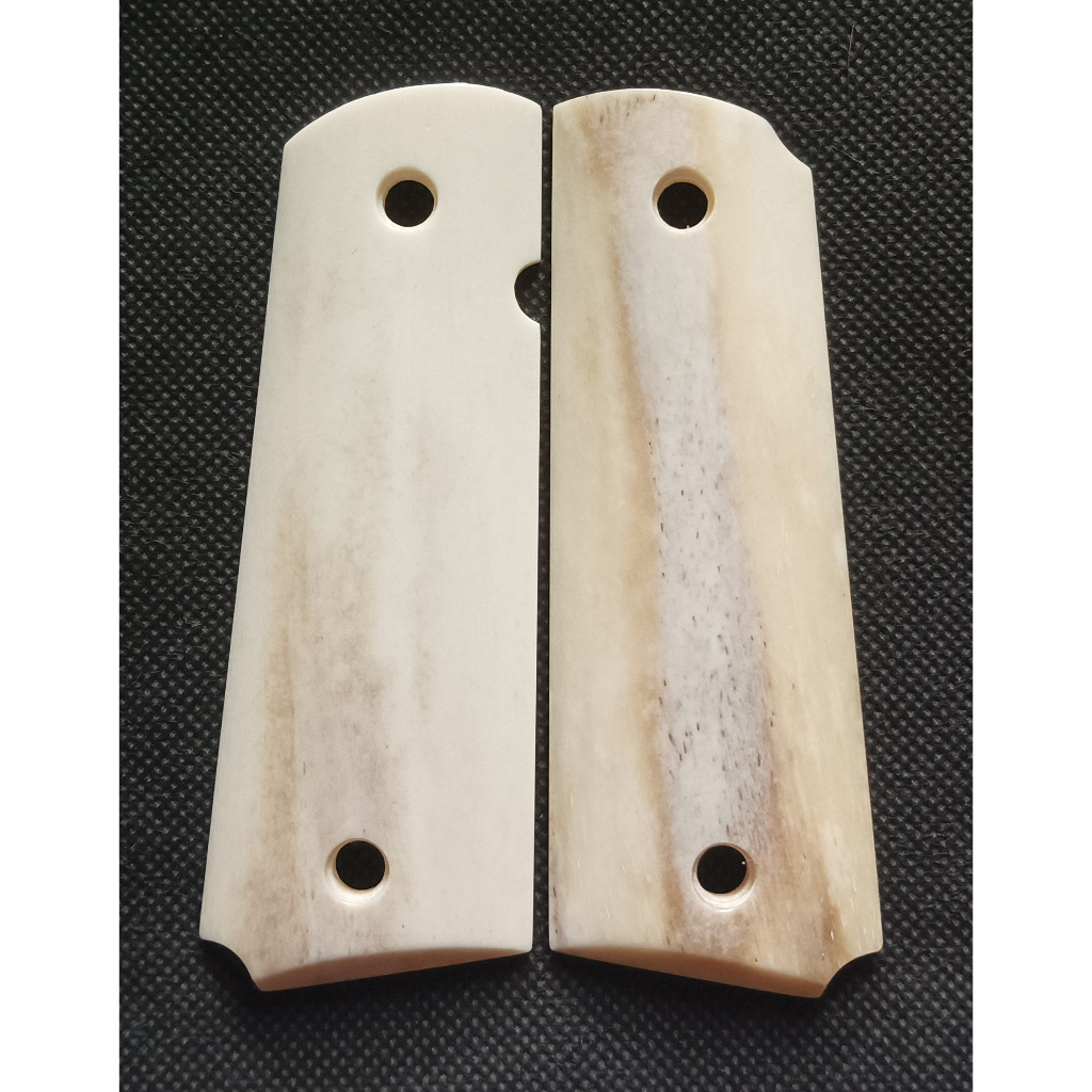 1911 grips ด้ามมีด 1911 ด้ามจับ ประกับกระดูกควายแท้ อุปกรณ์เสริมตกแต่งสำหรับ​ 1911 รุ่นมีเซฟตี้