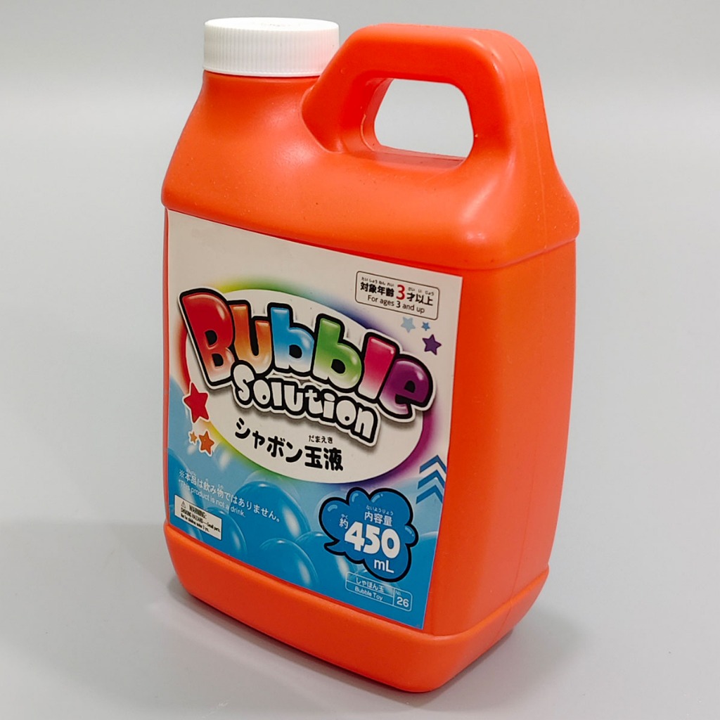 NICHATOY น้ำยาเป่าฟอง น้ำยาเป่าฟองสบู่ น้ำยา เป่าฟอง BUBLES 1ขวด 450ml. J-450