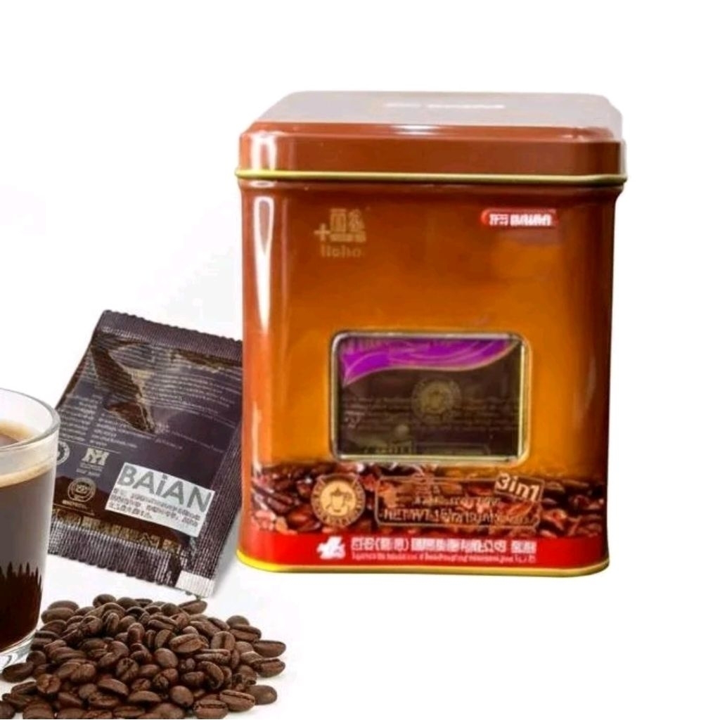 เข้าใหม่ กาแฟกล่องเหล็ก/กล่องกระดาษ 15 ซอง