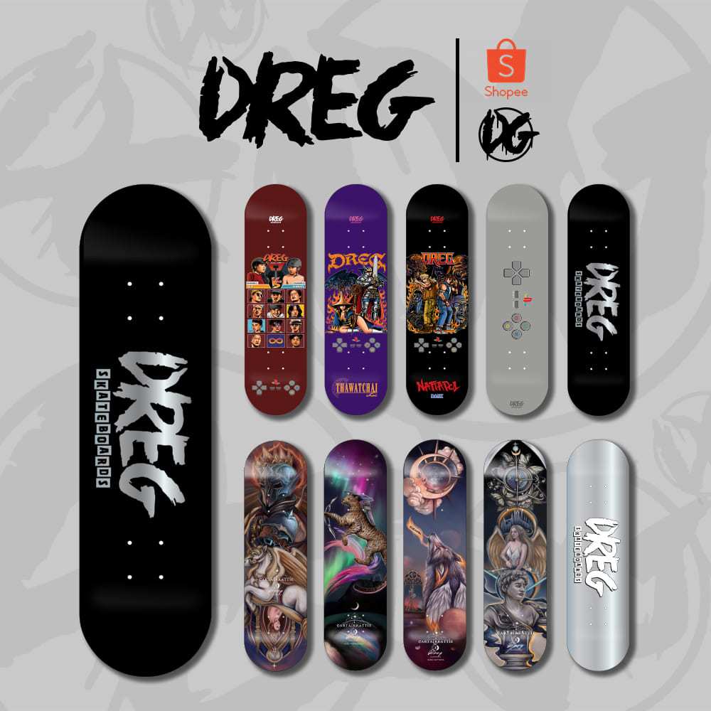 DREG Skateboards Deck ( แผ่น สเก็ตบอร์ด )