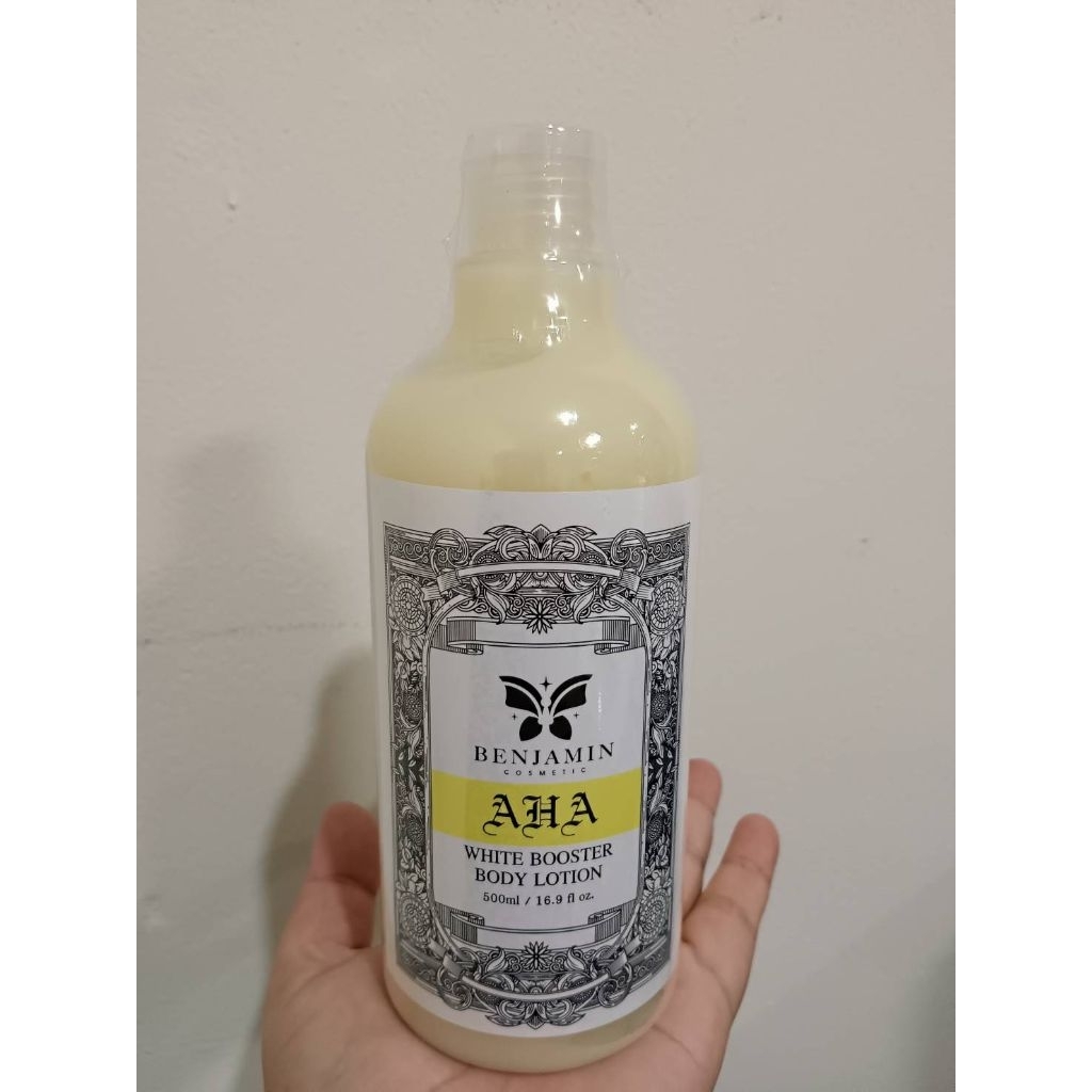 BENJAMIN AHA White Booster Body Lotion (500 ml)โลชั่นเบญจมิน