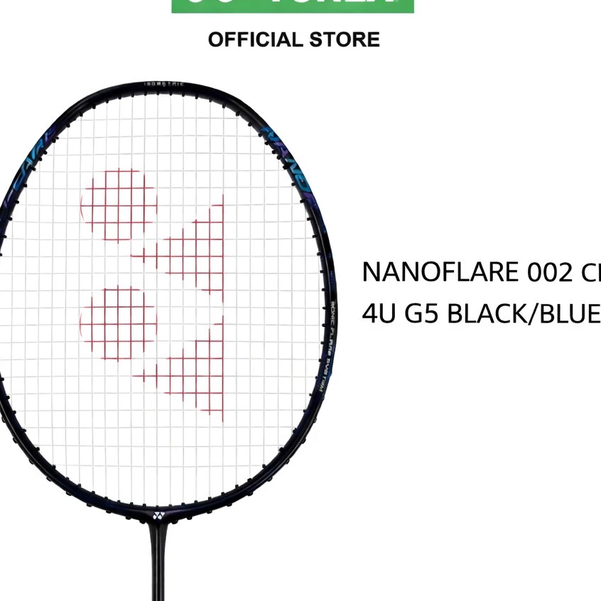 YONEX NANOFLARE 002 [สีใหม่] ไม้แบดมินตัน เหมาะสำหรับผู้เล่นทักษะเริ่มต้น ไม้หัวเบา ก้านอ่อน แถมฟรีเอ็น BG65