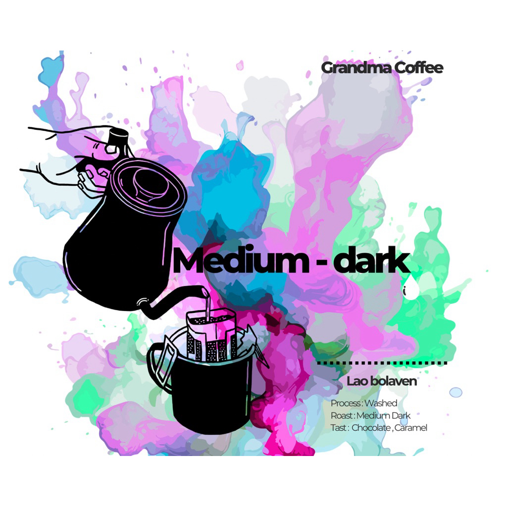 กาแฟดริปแบ็ค (Dripbeg set) 1 ถุง 14g x 10 ซอง กาแฟลาวโบลาเวน
