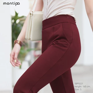 Montipa กางเกงแปดส่วนทรงสลิม ซิปซ่อนด้านข้าง ผ้า Span D RAPSS21