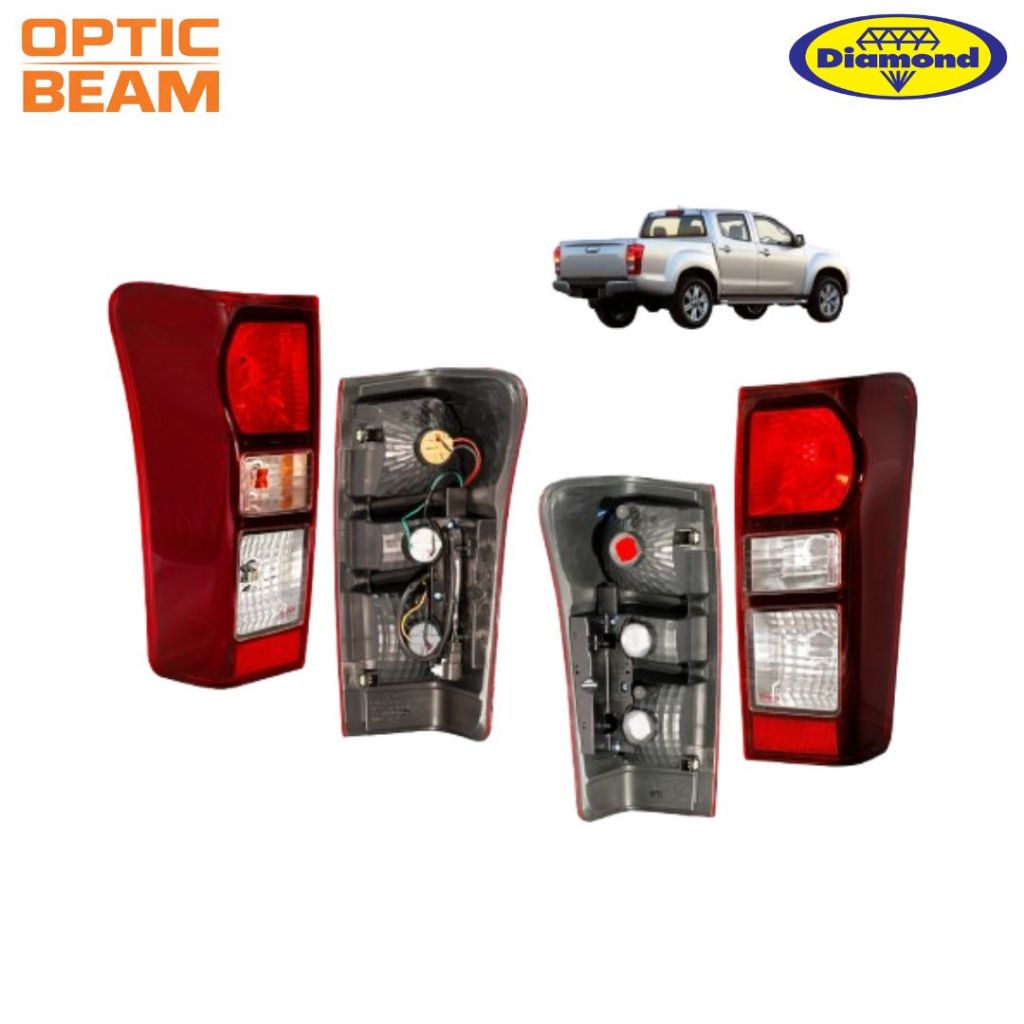 ไฟท้ายและเสื้อไฟท้าย Isuzu D-max (อีซูซุ ดีแม็กซ์) ปี 2012-2013