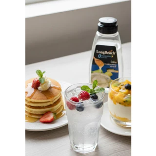 เลือกรสชาติได้-ลองบีชไซรัปขวดบีบไม่มีแคลอรี่ไซรัปหญ้าหวาน ( 275 ml.) LongBeach Zero Calories Syrup