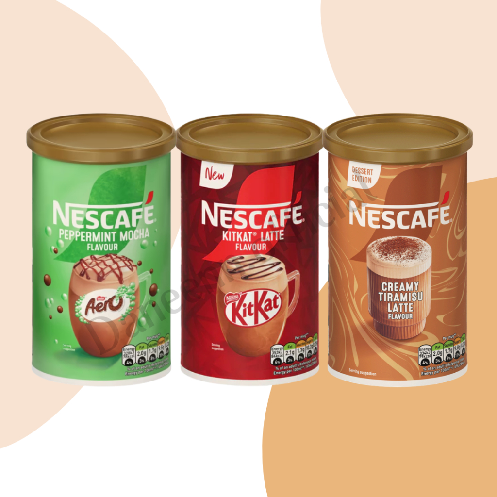 Nescafe flavour ผงกาแฟสำเร็จรูปของเนสกาแฟ มี 3 รสชาติ น้ำหนัก 250-273 กรัม