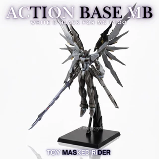 ⬛️⬜️ACTION BASE VT MB STYLE MG WHITE&BLACK ฐานตั้งสีขาวสีดำสำหรับ หุ่น MG GUNDAM