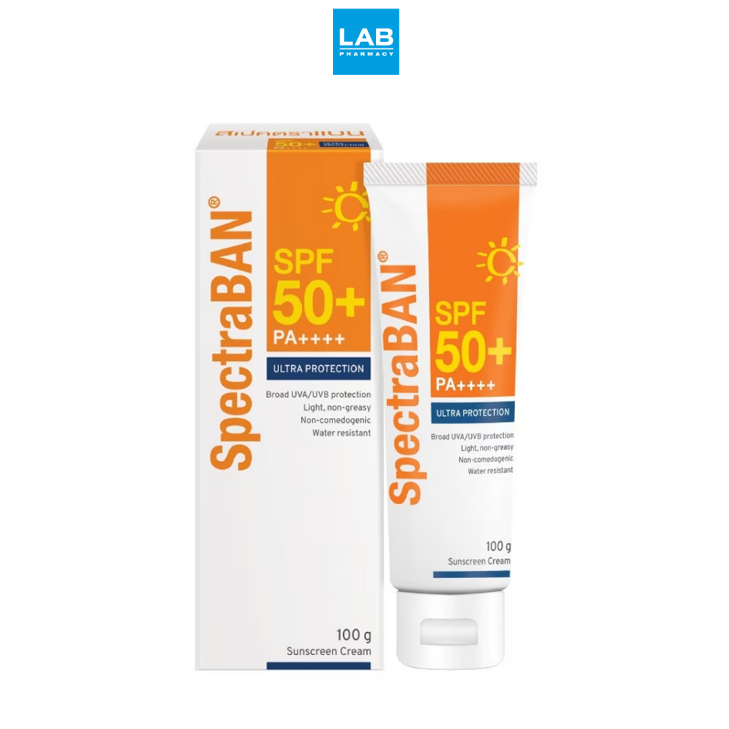 SpectraBAN Sunblock SPF 50++++ Ultra Protection 100 g. - สเปคตราแบน เอสพีเอฟ 50++++ ครีมกันแดด 100 กรัม