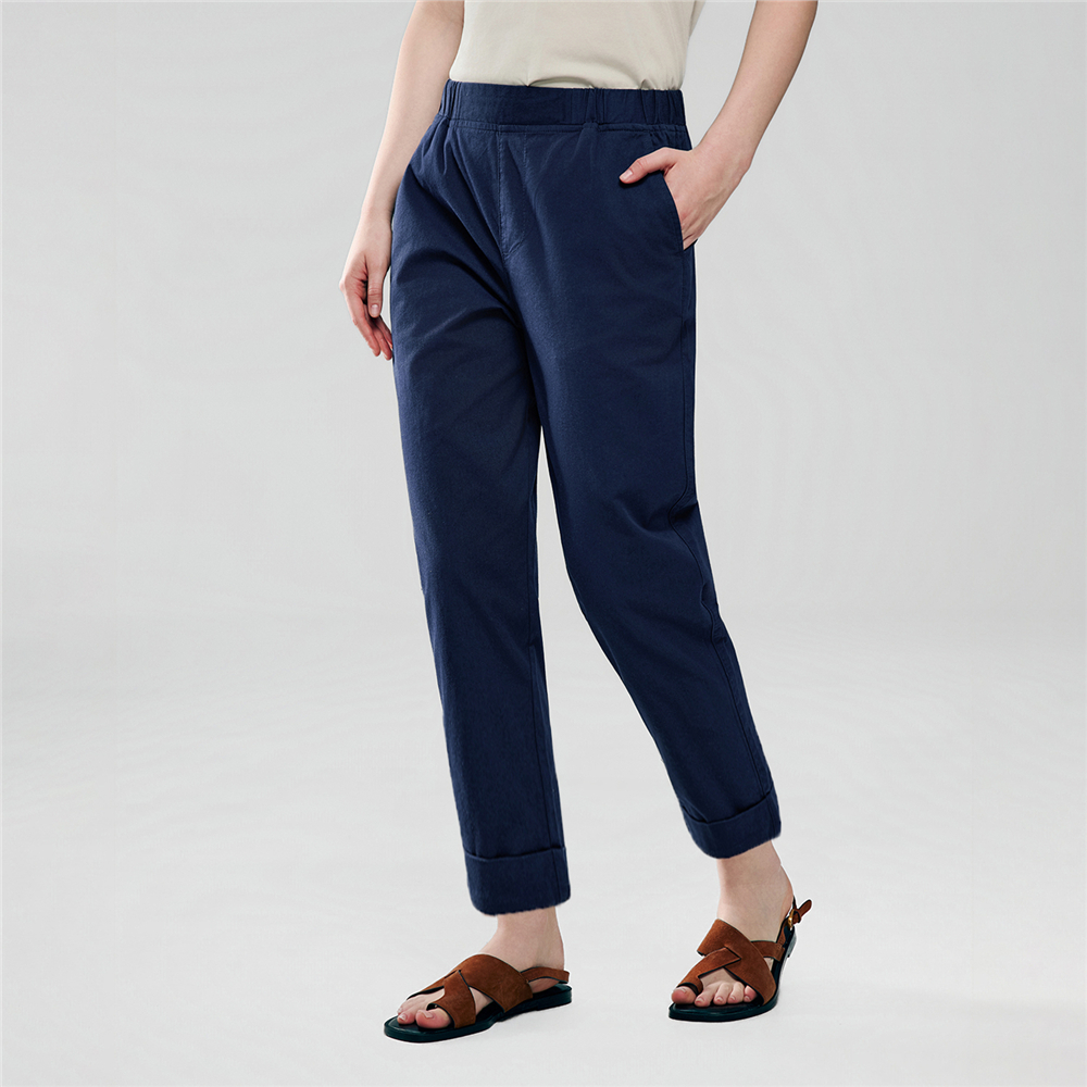 GIORDANO กางเกงขายาว Women's Relax Tapered Audrey Pants 05426256