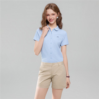 GIORDANO กางเกงขาสั้นผู้หญิง Women's Slim 180° Elastic Waist…