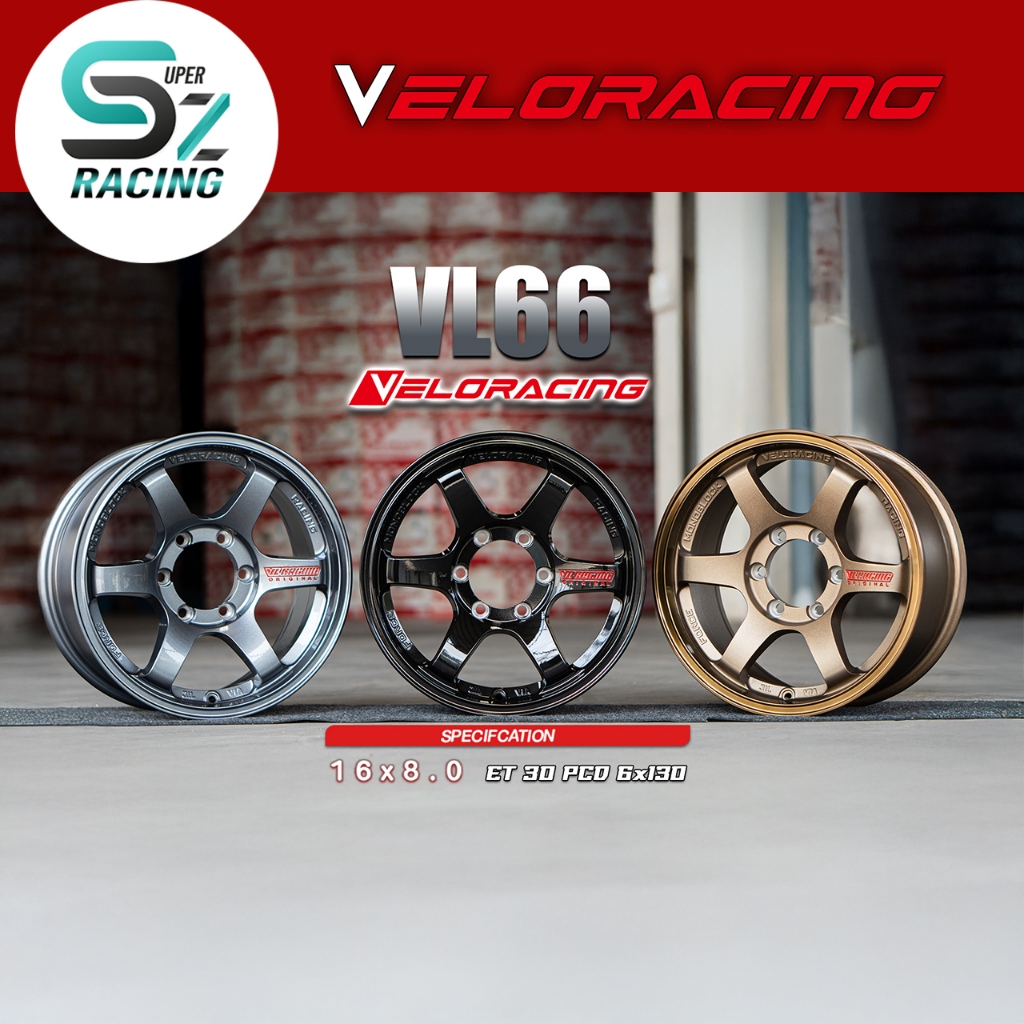 ล้อแม็ก VL66 ขอบ 16 x 8.0 | 6 รู 130 | ค่าย Sevenfifth (เซเว่นฟิฟธ์)