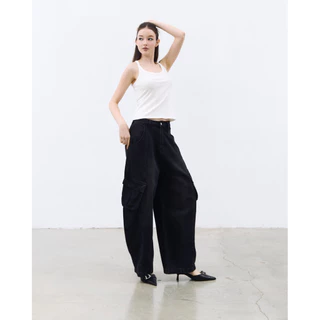 Bave official - Kim Barrel denim กางเกงยีนส์