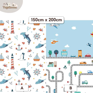 Toyszoona แผ่นรองคลานเด็ก แบบพับ ความหนา 0.8cm