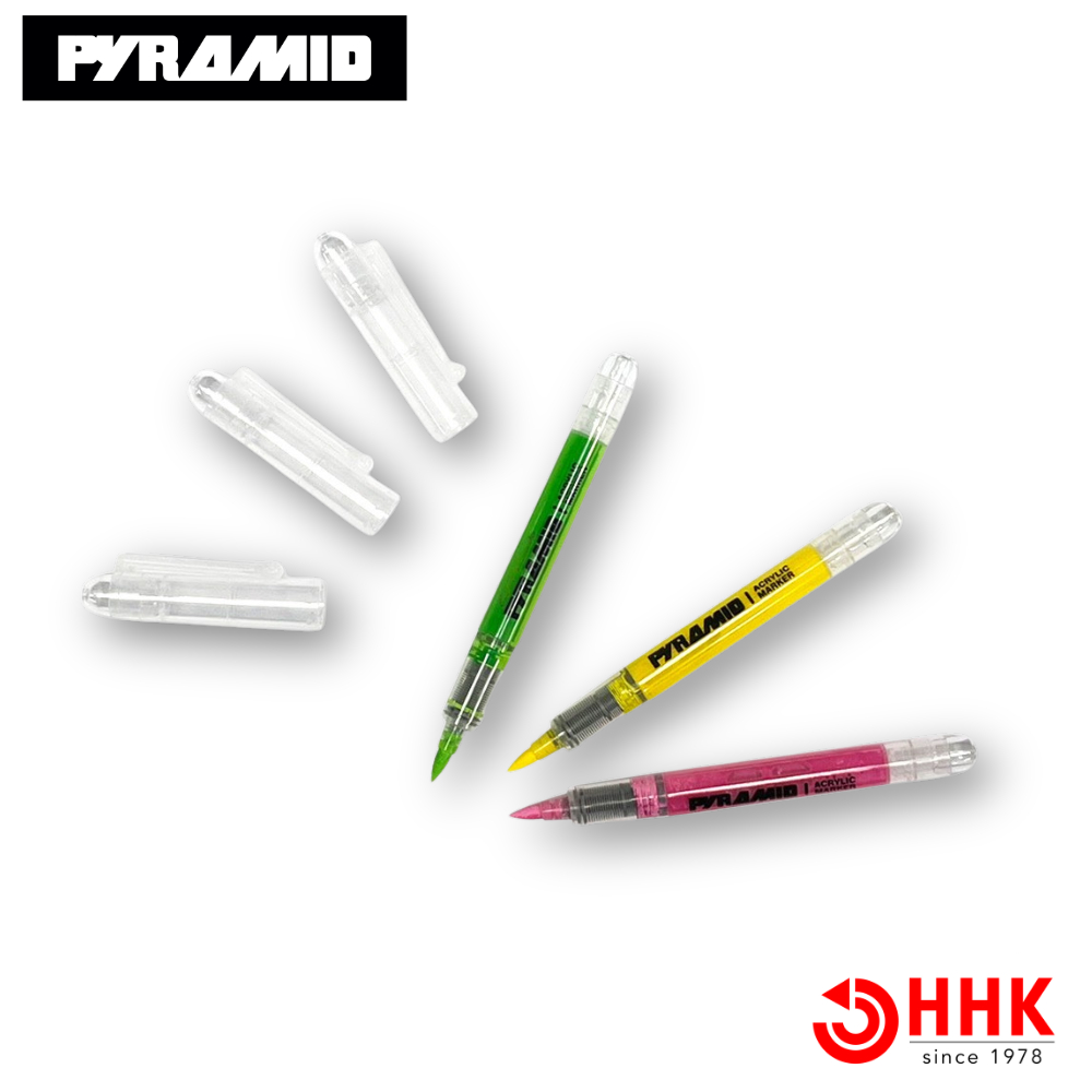 สินค้าใหม่ Pyramid Marker 12 สี หัวพู่กัน 691112 — صورة 3