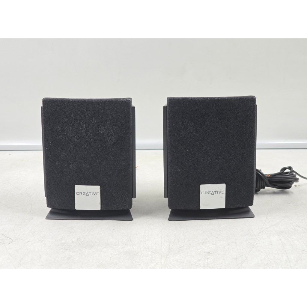BI50 ลำโพงญี่ปุ่นมือสอง 1 คู่ CREATIVE ไม่มีรายละเอียด Woofer 2.5 นิ้ว Size ตู้ 9.5x9.5x12CM มีฝาหน้