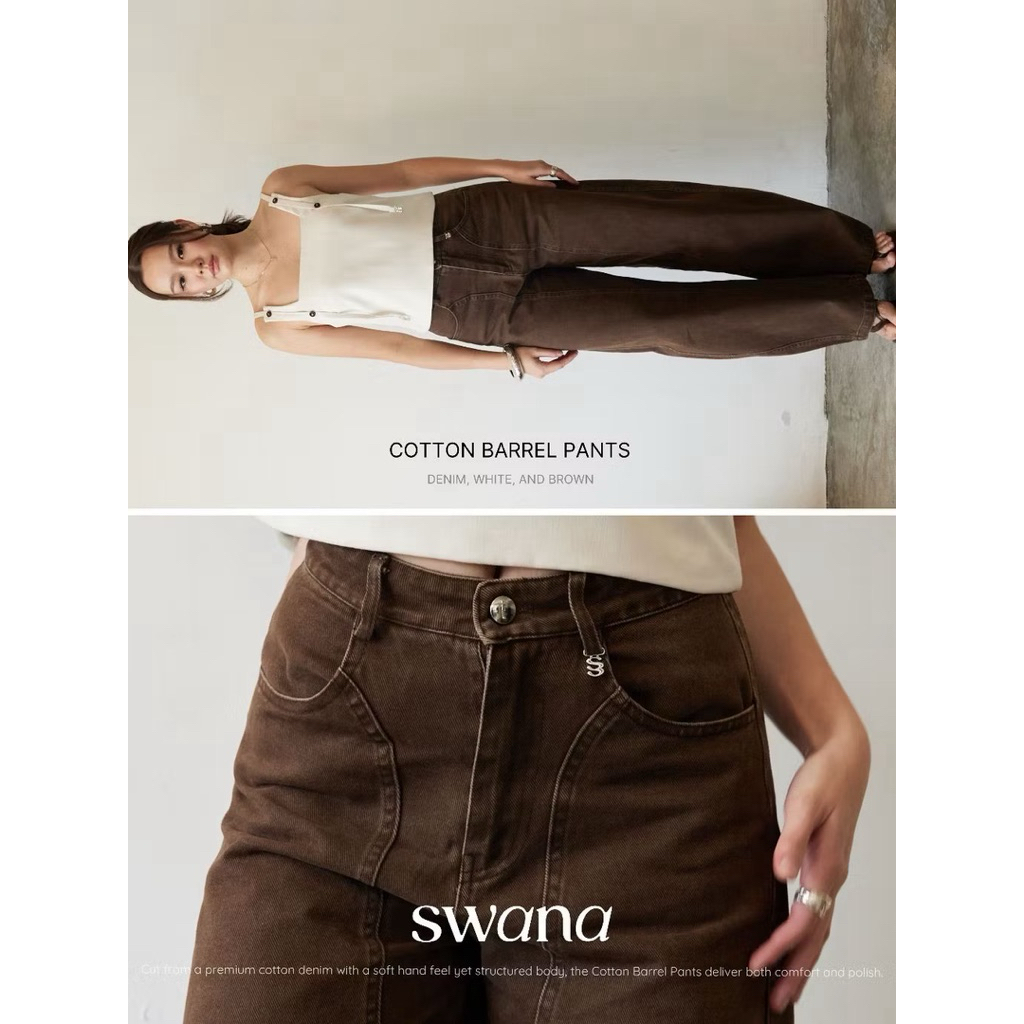 Swana.ss barrel pants M