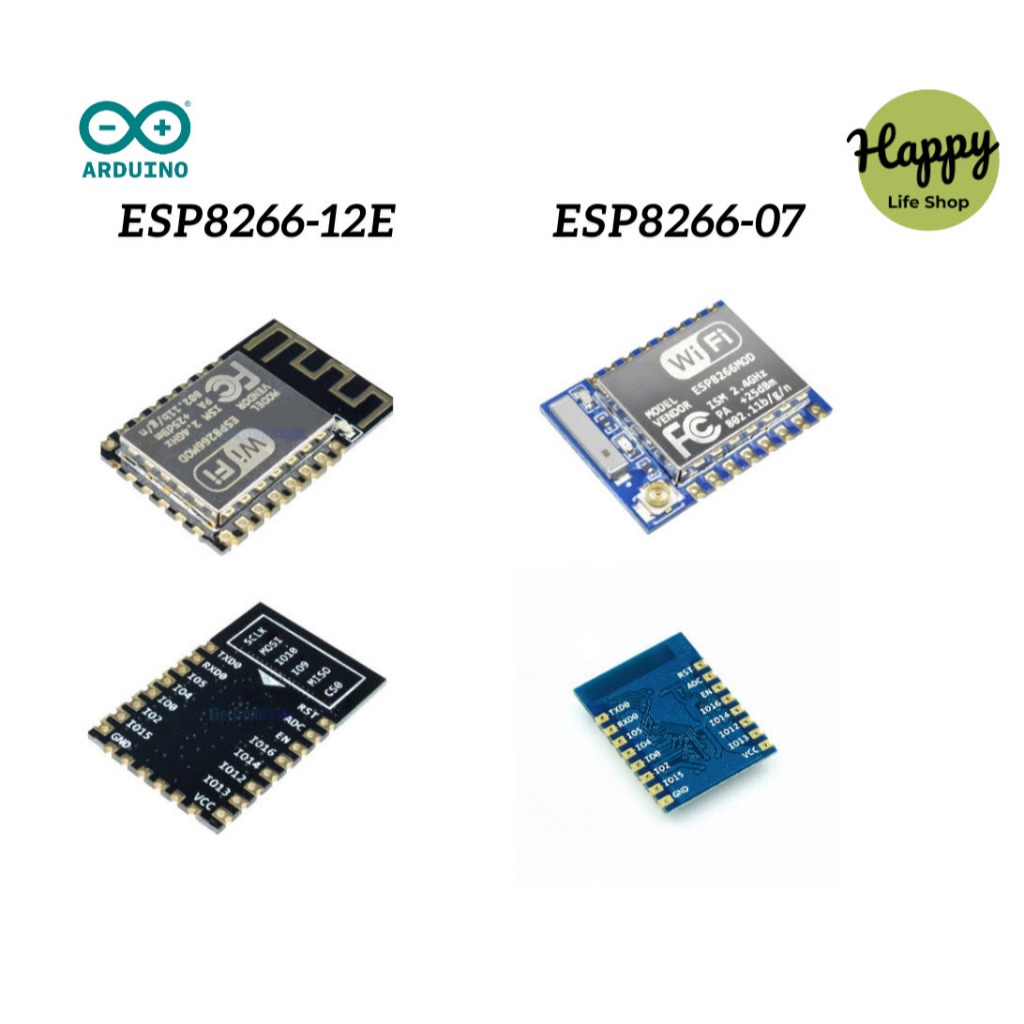 [จากไทย] ESP8266 serial WIFI รุ่น ESP-12E ESP-12 ESP8266-07  รับประกันของแท้
