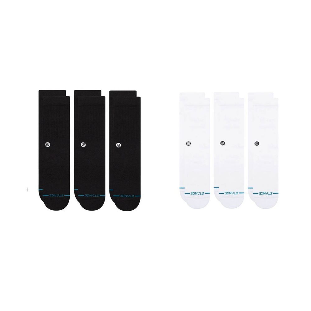 STANCE ถุงเท้ารุ่น ICON 3 PACK ถุงเท้าข้อยาวแบบ 3 คู่