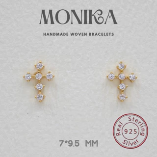 [ต่างหูเงินแท้ 92.5% ]Monika - Minimal Earrings(ดูขนาดก่อนสั่งซื้อ)