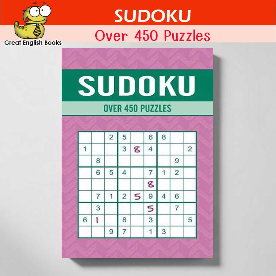 (ใช้โค้ดรับcoinคืน10%ได้) *Original* หนังสือรวมปริศนา Sudoku แสนสนุก Sudoku: Over 450 Puzzles Paperb