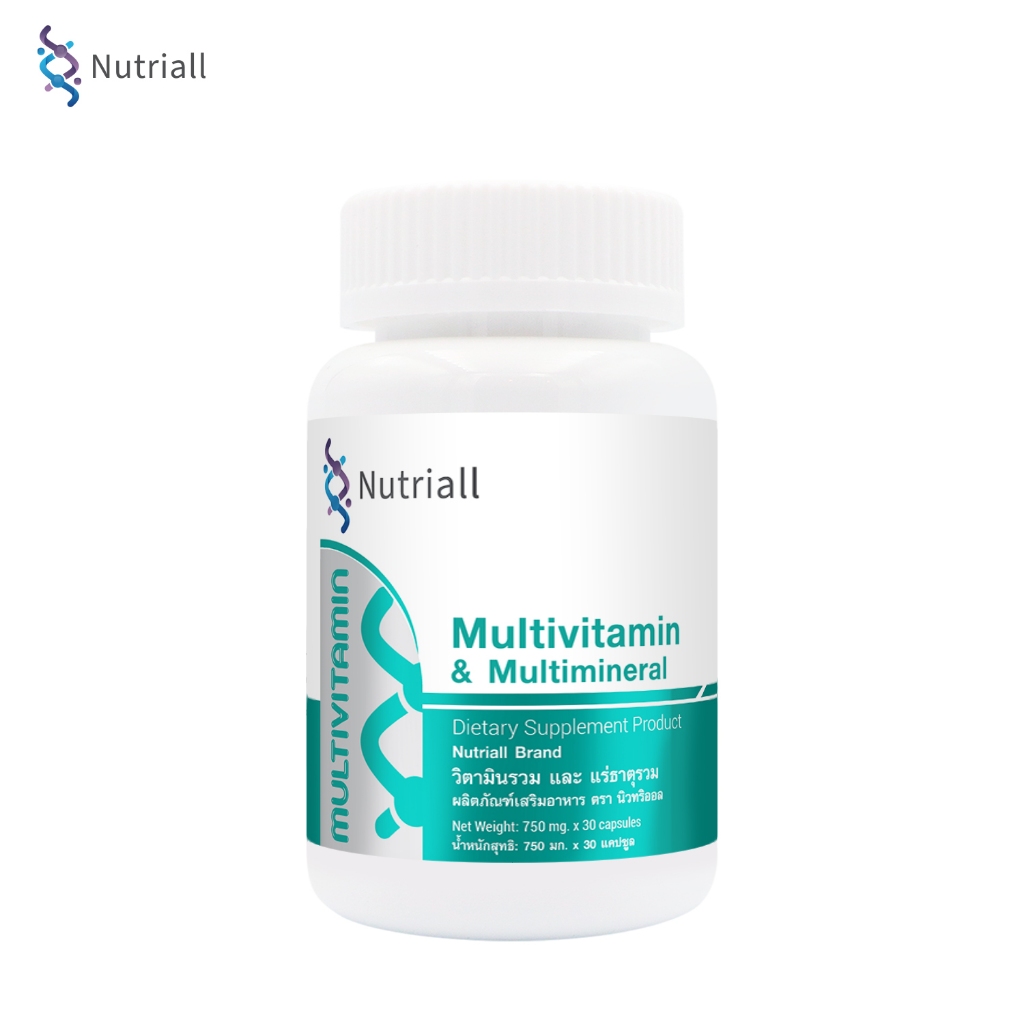 วิตามินรวม และ แร่ธาตุรวม ไบโอวีวา x 1 ขวด Multivitamin & Multimineral Bioviva วิตามินและแร่ธาตุ มัลติวิตามิน มัลติวิต