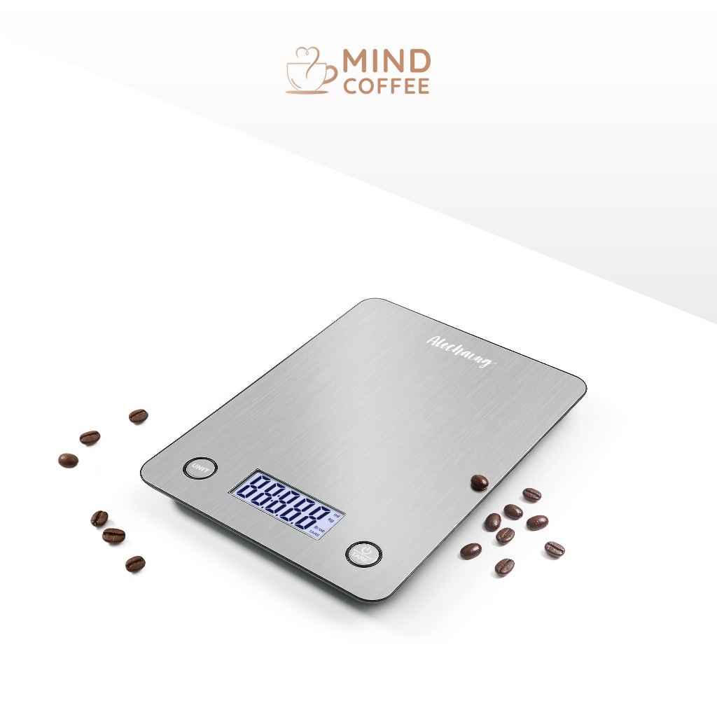 เครื่องชั่งติจิตอล เครื่องชั่งอาหาร เครื่องชั่งในครัว Kitchen scale มีหน่วยวัด g/oz/lb/ml เปลี่ยนหน่วยวัดได้ MindCoffee