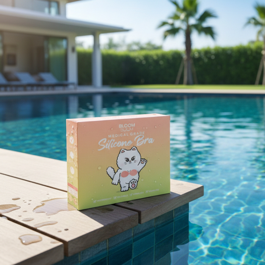 ส่งฟรี‼️Bloom Boom บราอกชิด เก็บทรง ซิลิโคนพรีเมียม ( Premium silicone bra) - รูปที่ 7
