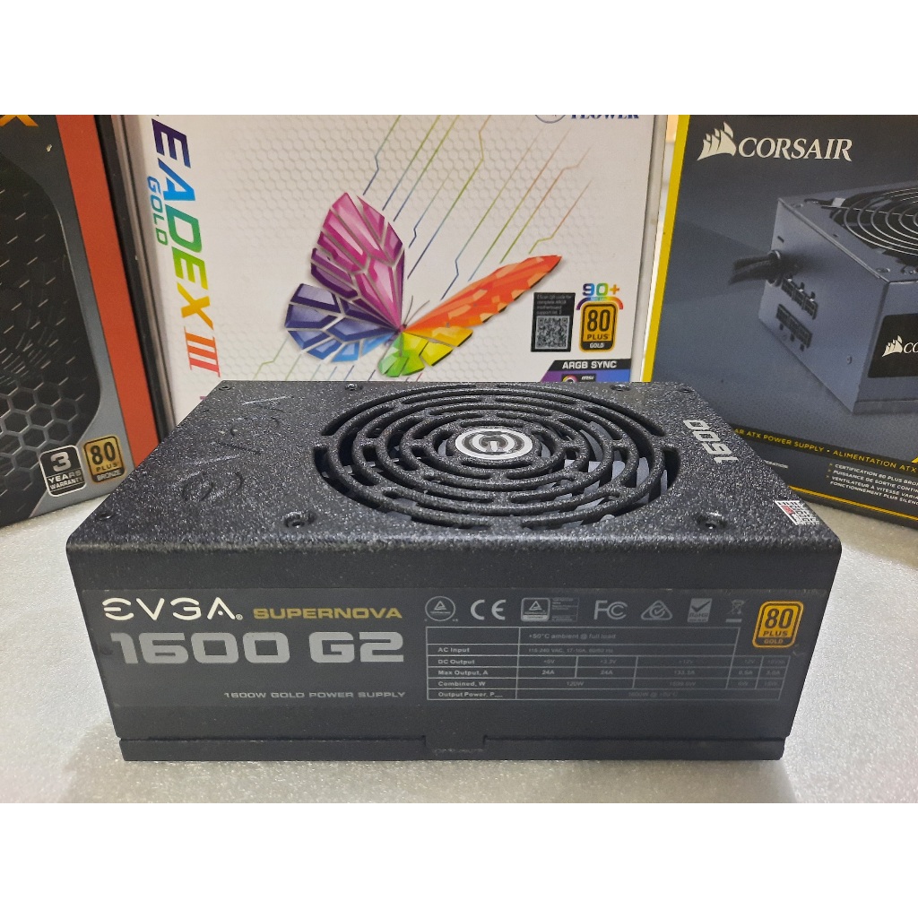 PSU ประกัน 5เดือน EVGA Supernova G2 1600W 80+GOLD มือ2 สายถอดได้ / power supply / พาวเวอร์ซัพพลาย