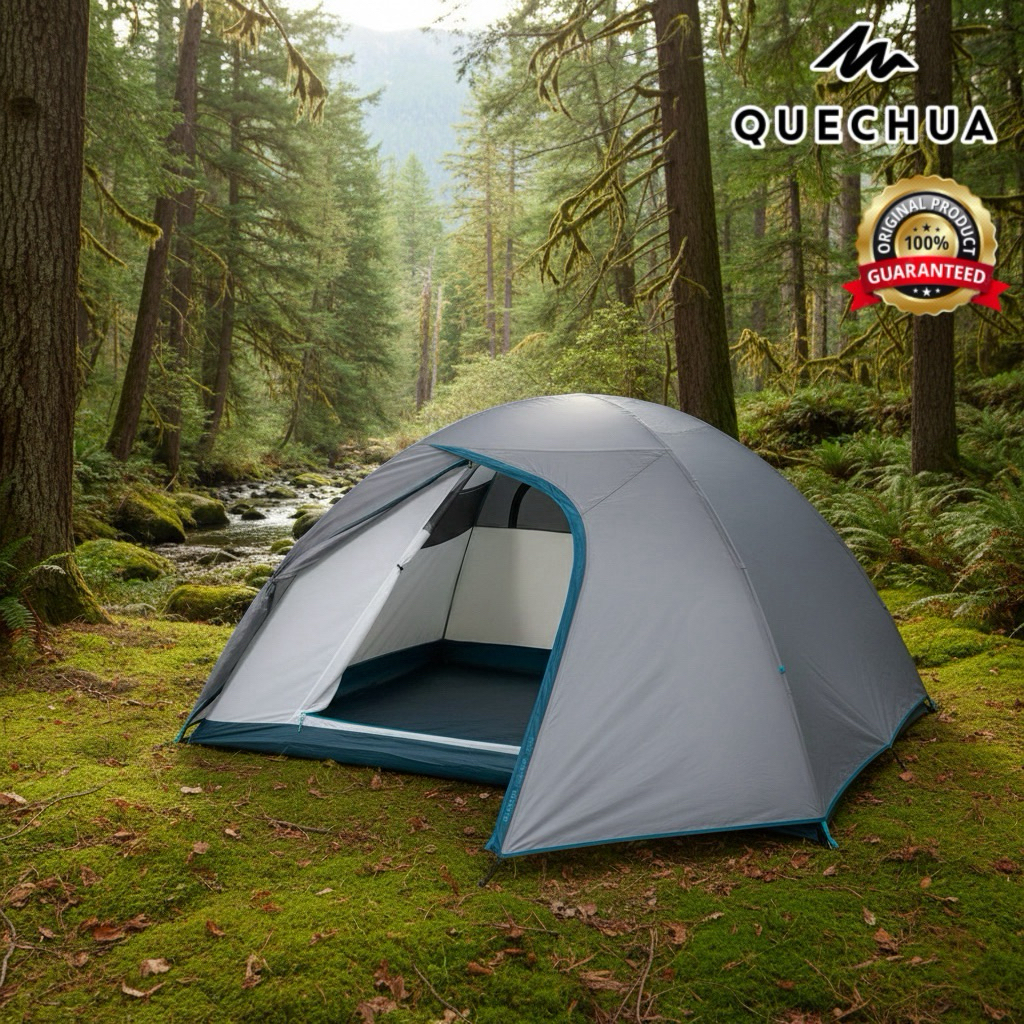 เต็นท์ตั้งแคมป์สำหรับ 4 คน รุ่น MH100 QUECHUA