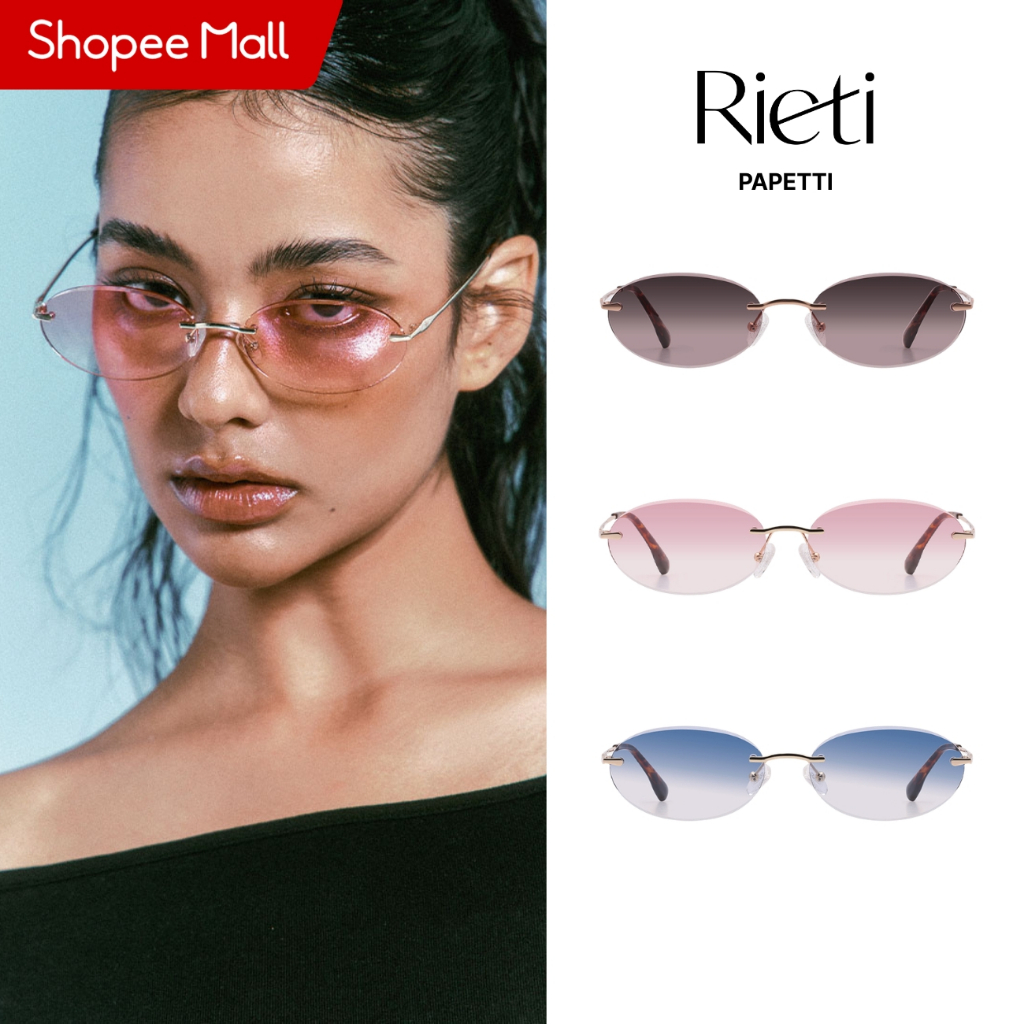 [ Authorized ] ตัวแทนจำหน่ายไทย | แว่นตา Rieti รุ่น PAPETTI แว่นกันแดด (RTI51SU4047U)
