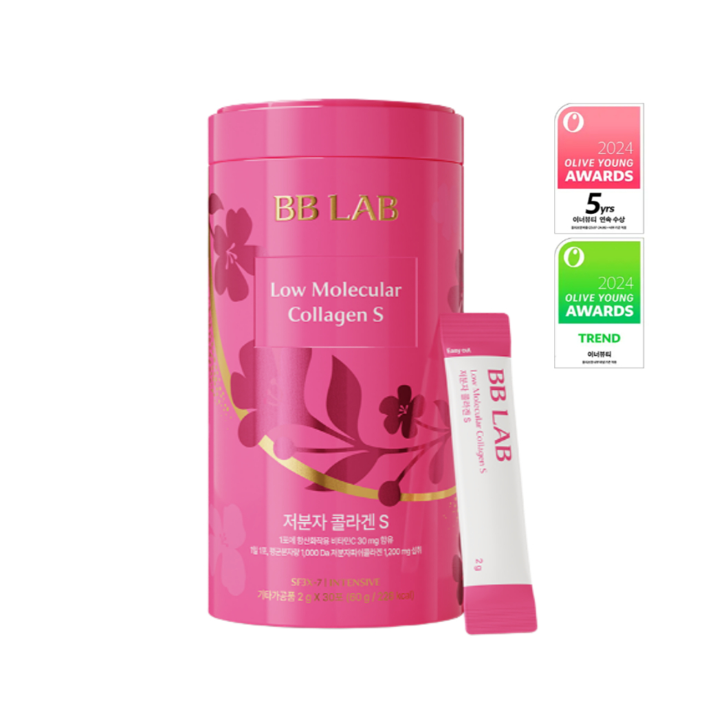 คอลลาเจน โมเลกุลต่ำ BB LAB Low Molecular Collagen S 30 ซอง 30 วัน บีบีแล็บ โอลีพยัง NUTRIONE เกาหลี