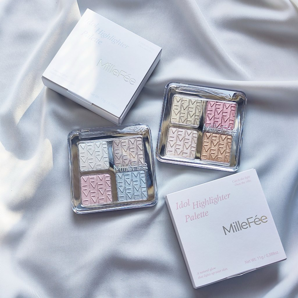 พร้อมส่ง🔥Dupe Dior!!🌟MilleFée🌟Idol Highlighter Palette พาเลทไฮไลท์ คล้ายของ Dior จากญี่ปุ่นแท้🇯🇵