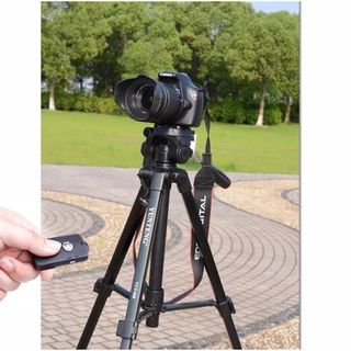 YUNTENG VCT-668 ของแท้100% ขาตั้งกล้อง มีรีโมทและคลิปหนีบโทรศัพท์แถมให้ฟรี tripod for camera DV ความสูง 155เซนติเมตร