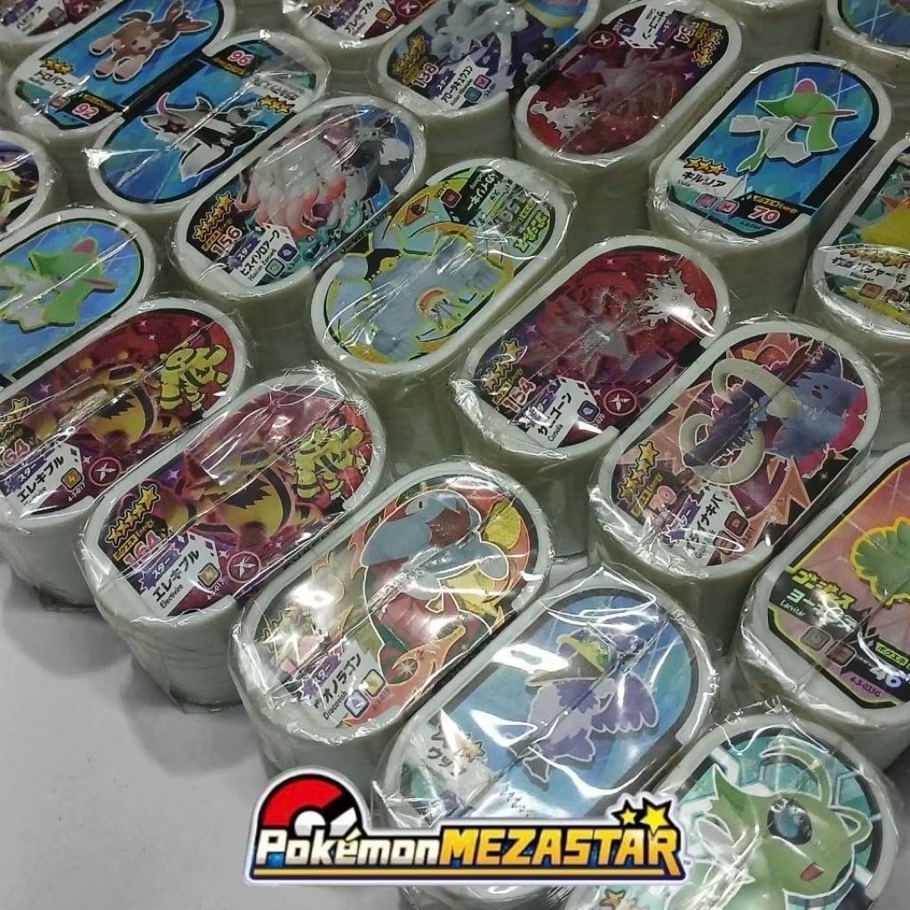 Pokémon Mezastar เหรียญโปเกม่อน ชิป ตู้เกมส์ลิขสิทธิ์แท้ จากญี่ปุ่น (แพ็คสุ่ม)