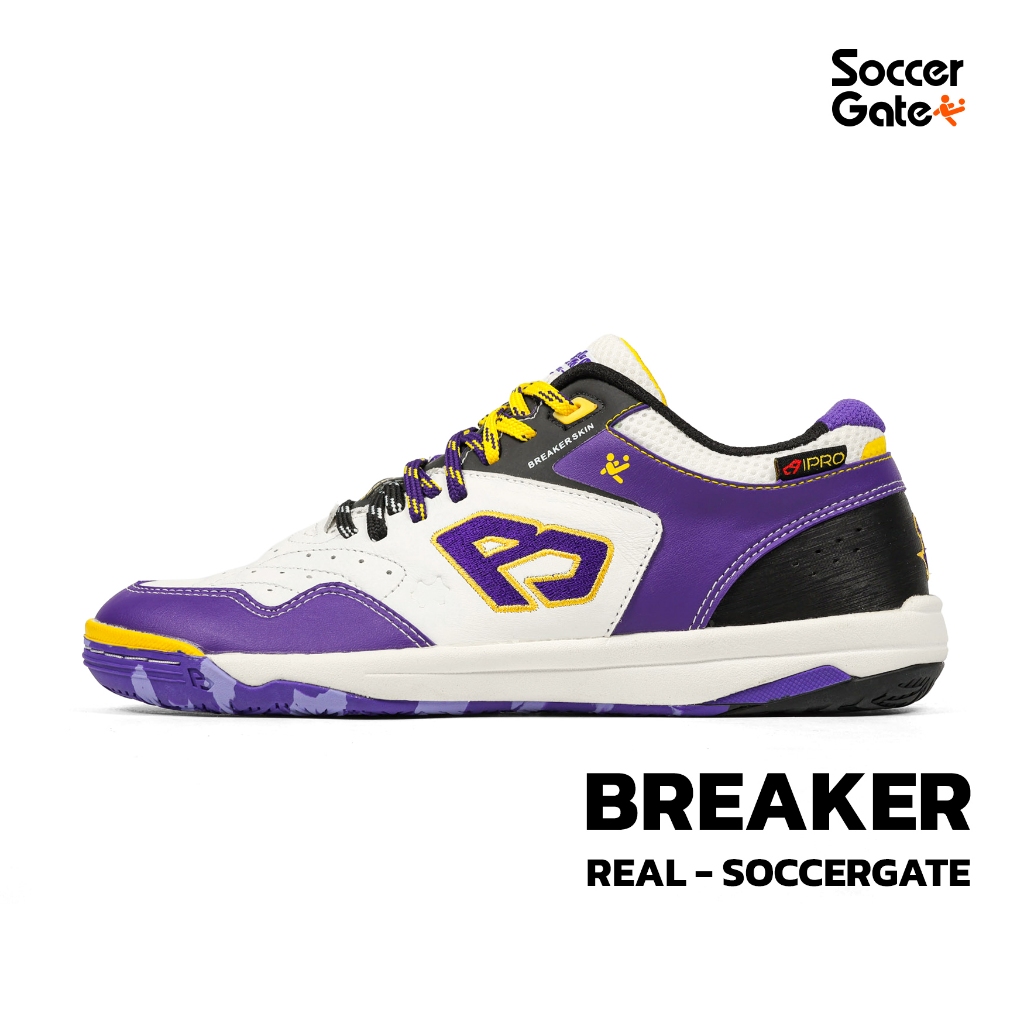 BREAKER REAL SGR1 รองเท้าฟุตซอลของแท้ [โค้ด SOCC1000 ลดสูงสุด 1000 เมื่อซื้อครบ 1500]