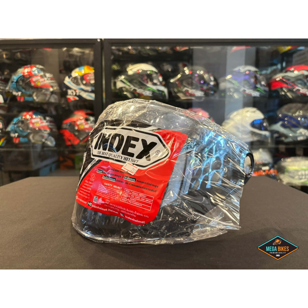 ชิลด์หน้า สีปรอทเงิน index titan ix Visor helmet