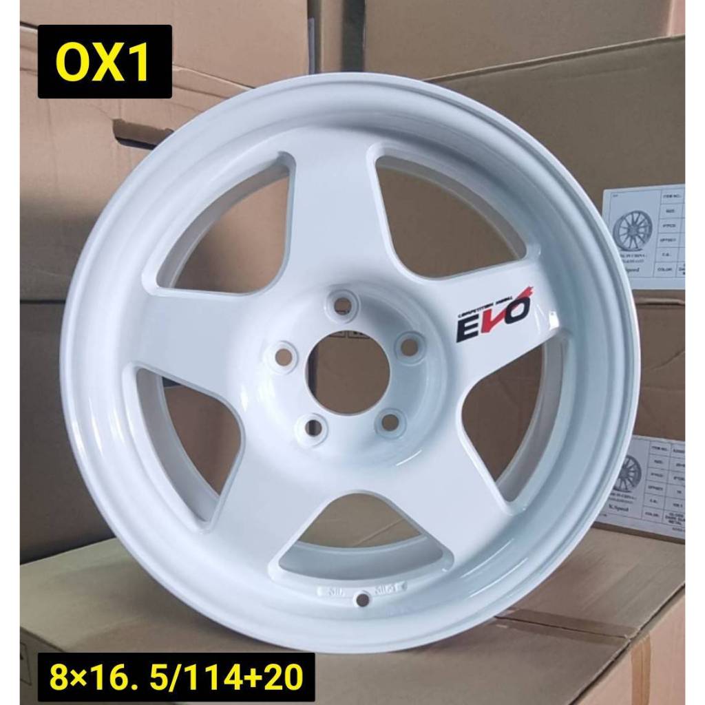 ล้อแม็กซ์ Kspeed EVO RALLY ขอบ16นิ้ว 5รู114 สีขาว กว้าง8นิ้ว Offset20 [17809]