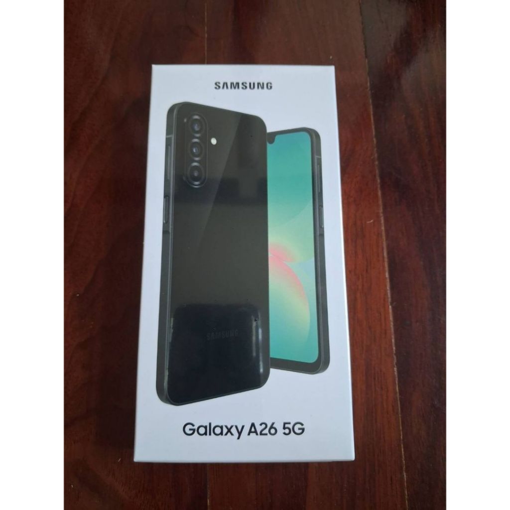 Samsung Galaxy A26 5G สีดำ ของใหม่ ยังอยู่ในซีล ราคาลดพิเศษ 3900 บาท