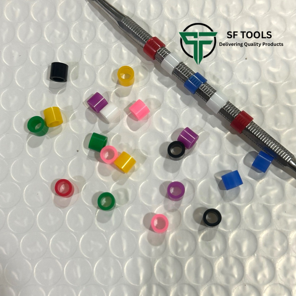 แหวนซิลิโคนคัดแยกเครื่องมือ (Instrument Code Rings) สำหรับทันตกรรมและศัลยกรรม – ทนความร้อนสูง (Autoclavable)