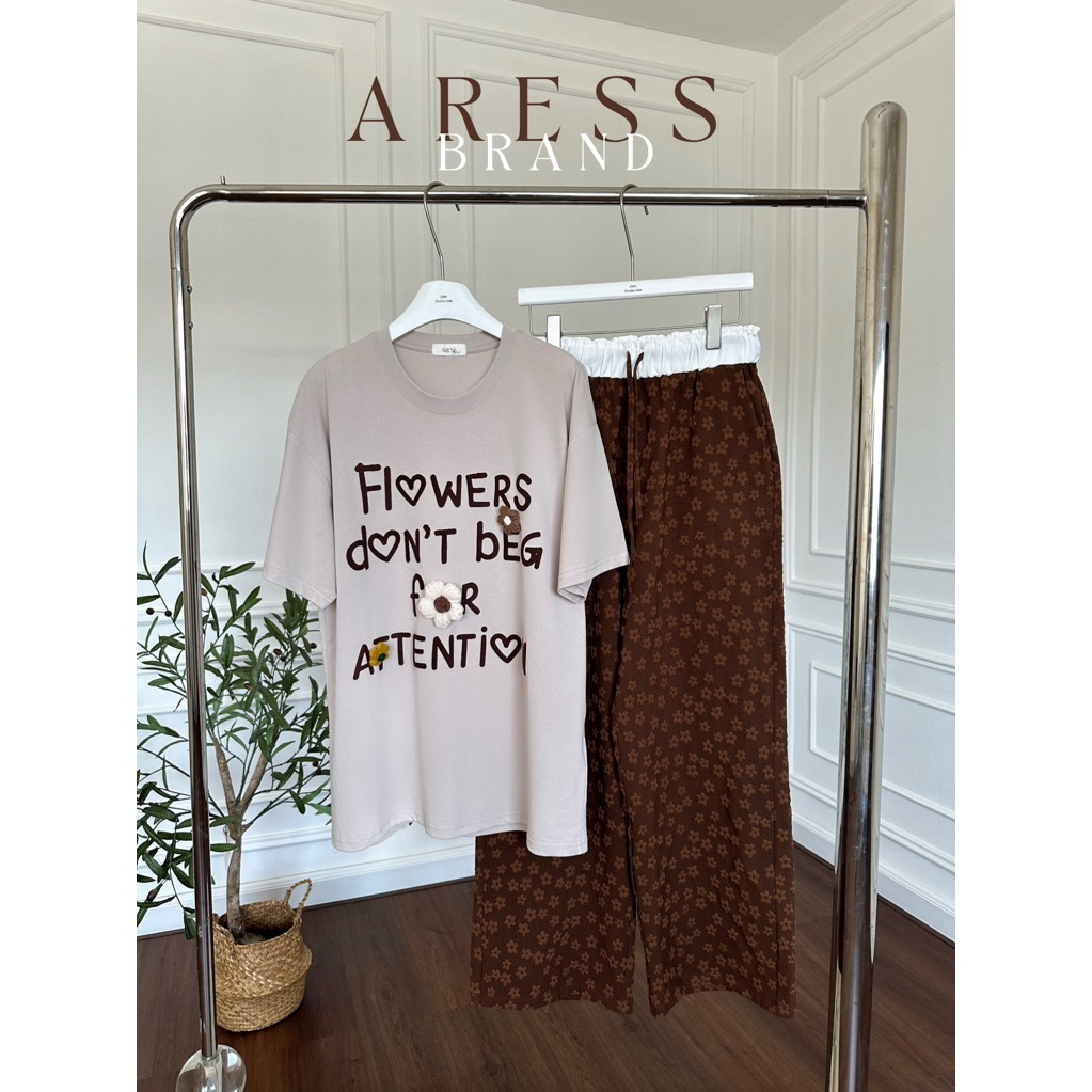 Choco Daisy Set AR971 ชุดเซ็ตเสื้อ+กางเกง ราคา ถูกที่สุด ดีลบีเคเค แกลเลอรีภาพที่ 2
