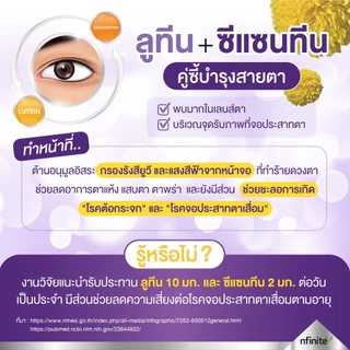 ลูทิเนส บำรุงดวงตา ตาแห้ง ตาแพ้แสง ตาต้อเนื้อ ลดแสงสีฟ้า ลูทีน ซีแซนทีน ดูแลดวงตา บำรุงตา