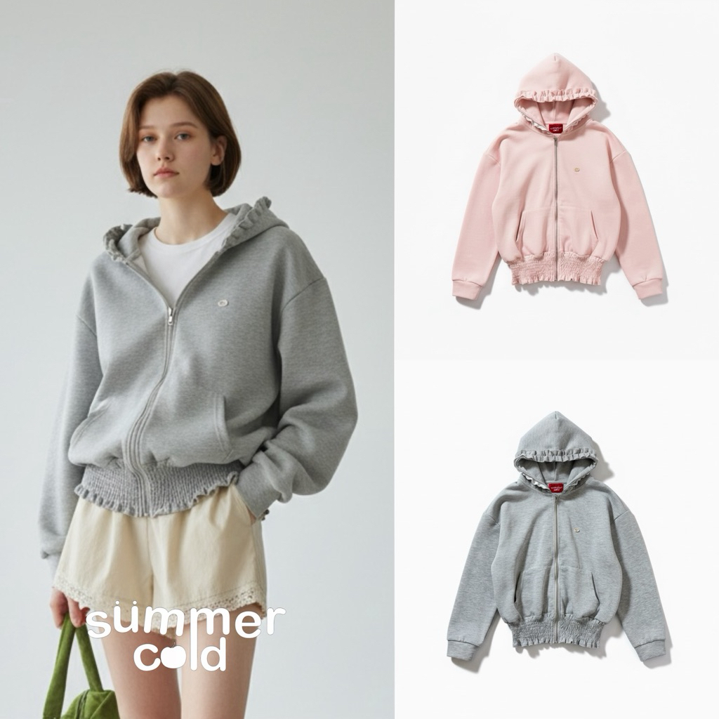 (สินค้าพร้อมส่ง) summer.cold - cloudy jacket 🧸🪡🤍
