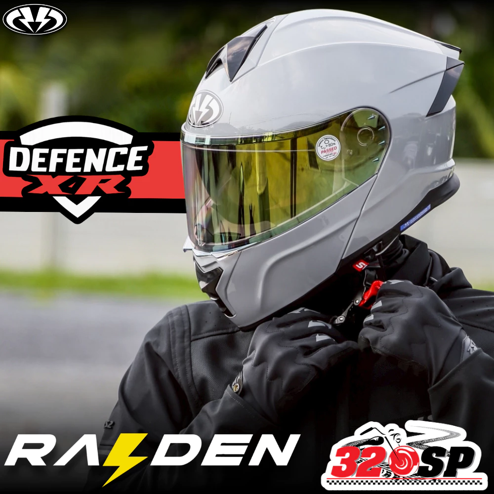 หมวกกันน็อคยกคาง RAIDEN DEFENCE XR / FX thumbnail 8