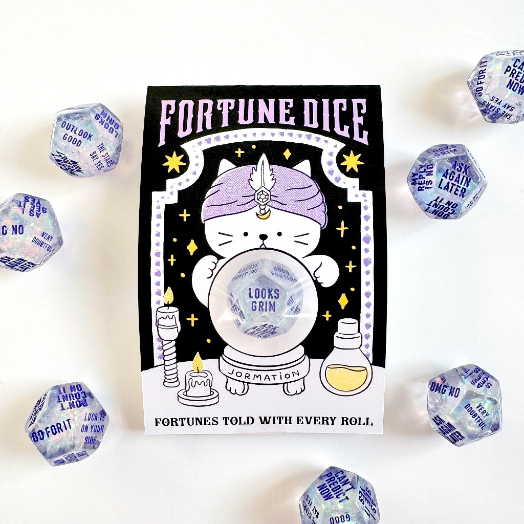 Fortune Telling D12 Dice ลูกเต๋าเสี่ยงทาย ทำนายดวงชะตา - Sparkle Goblin | Jormation